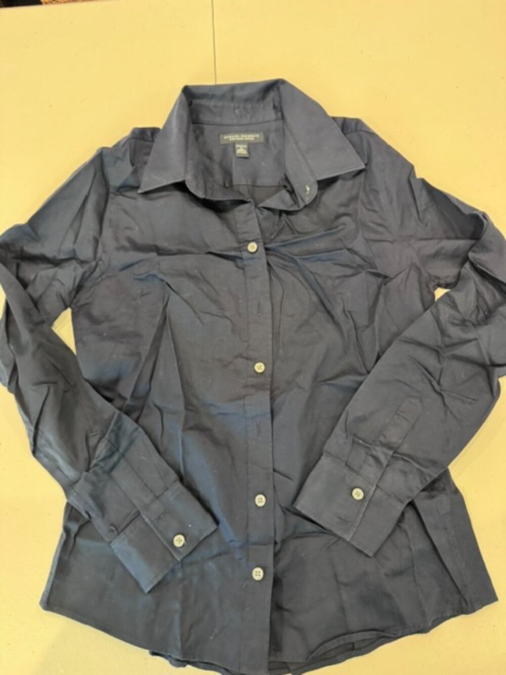 Like New - Navy Banana Republic Blouse (Women's 8)